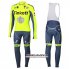 Abbigliamento Tinkoff 2016 Manica Lunga E Calzamaglia Con Bretelle Giallo E Blu