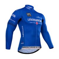 Abbigliamento Giro d'Italia 2015 Manica Lunga E Calza Abbigliamento Con Bretelle Blu