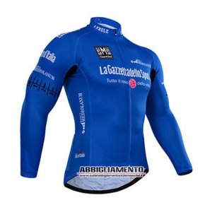 Abbigliamento Giro d\'Italia 2015 Manica Lunga E Calza Abbigliamento Con Bretelle Blu