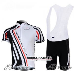 Abbigliamento Nalini 2012 Manica Corta E Pantaloncino Con Bretelle Bianco E Nero