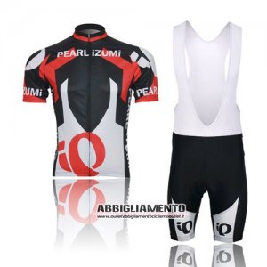 Abbigliamento Pearl Izumi 2012 Manica Corta E Pantaloncino Con Bretelle Nero E Rosso