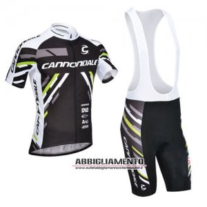 Abbigliamento Cannondale Garmin 2013 Manica Corta E Pantaloncino Con Bretelle Nero E Bianco