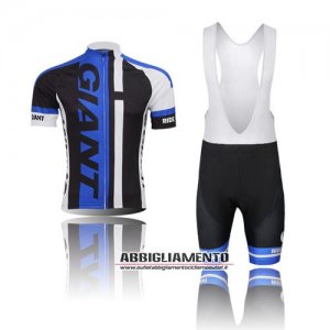 Abbigliamento Giant 2014 Manica Corta E Pantaloncino Con Bretelle Blu E Nero