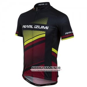 Abbigliamento Pearl Izumi 2016 Manica Corta E Pantaloncino Con Bretelle Nero E Rosso