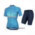 Abbigliamento Donne Pearl Izumi Manica Corta e Pantaloncino Con Bretelle 2021 Celeste