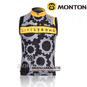 Gilet Antivento LiveStrong Nero E Giallo 2010