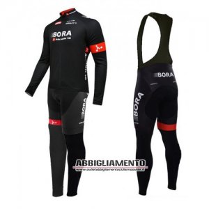 Abbigliamento Bora 2016 Manica Lunga E Calza Abbigliamento Con Bretelle Nero