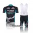 Abbigliamento Bianchi 2012 Manica Corta E Pantaloncino Con Bretelle Nero E Celeste