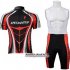 Abbigliamento Specialized 2012 Manica Corta E Pantaloncino Con Bretelle Nero E Rosso