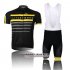 Abbigliamento LiveStrong 2013 Manica Corta E Pantaloncino Con Bretelle Nero E Giallo