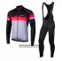 Abbigliamento Nalini 2020 Manica Lunga e Calzamaglia Con Bretelle Nero Rosso