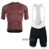 Abbigliamento Ryzon 2020 Manica Corta e Pantaloncino Con Bretelle Rosso
