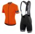 Abbigliamento Specialized 2018 Manica Corta e Pantaloncino Con Bretelle Arancione Nero