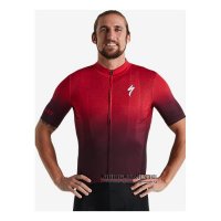 Abbigliamento Specialized Manica Corta e Pantaloncino Con Bretelle 2021 Scuro Rosso