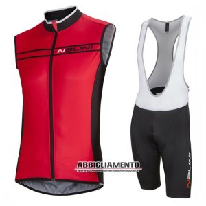 Gilet antivento Nalini 2016 Nero E Rosso