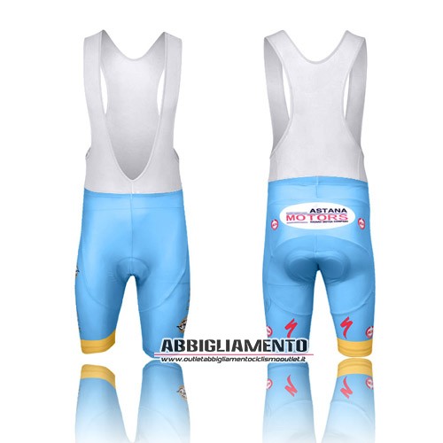 Abbigliamento Astana 2013 Manica Corta E Pantaloncino Con Bretelle Blu - Clicca l'immagine per chiudere