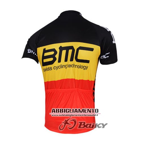 Abbigliamento Bmc 2012 Manica Corta E Pantaloncino Con Bretelle Nero E Giallo - Clicca l'immagine per chiudere