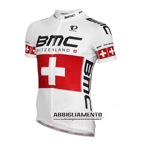 Abbigliamento Bmc 2014 Manica Corta E Pantaloncino Con Bretelle Rosso E Bianco - Clicca l'immagine per chiudere