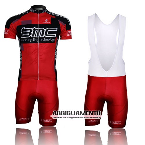 Abbigliamento Bmc 2015 Manica Corta E Pantaloncino Con Bretelle Rosso E Nero - Clicca l'immagine per chiudere