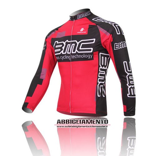 Abbigliamento Bmc 2015 Manica Lunga E Calza Abbigliamento Con Bretelle Rosso E Nero - Clicca l'immagine per chiudere