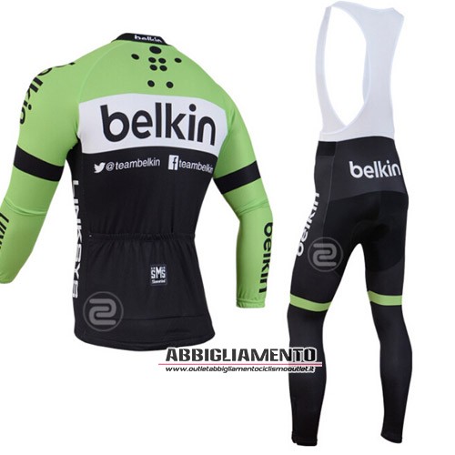 Abbigliamento Belkin 2014 Manica Lunga E Calza Abbigliamento Con Bretelle Verde E Nero - Clicca l'immagine per chiudere