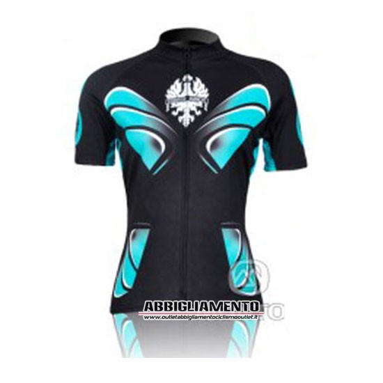 Donne Abbigliamento Bianchi 2011 Manica Corta E Pantaloncino Con Bretelle Nero E Blu - Clicca l'immagine per chiudere