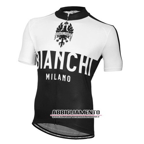 Abbigliamento Bianchi 2016 Manica Corta E Pantaloncino Con Bretelle Nero E Bianco - Clicca l'immagine per chiudere