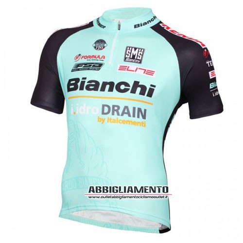 Abbigliamento Bianchi 2016 Manica Corta E Pantaloncino Con Bretelle Nero E Verde - Clicca l'immagine per chiudere