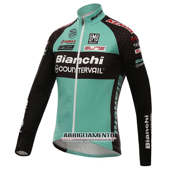 Abbigliamento Bianchi 2016 Manica Lunga E Calza Abbigliamento Con Bretelle Nero E Verde - Clicca l'immagine per chiudere