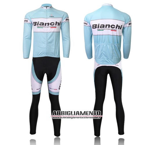 Abbigliamento Bianchi 2011 Manica Lunga E Calza Abbigliamento Con Bretelle Bianco E Celeste - Clicca l'immagine per chiudere