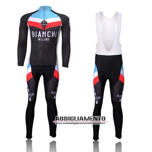 Abbigliamento Bianchi 2014 Manica Lunga E Calza Abbigliamento Con Bretelle Nero E Celeste - Clicca l'immagine per chiudere