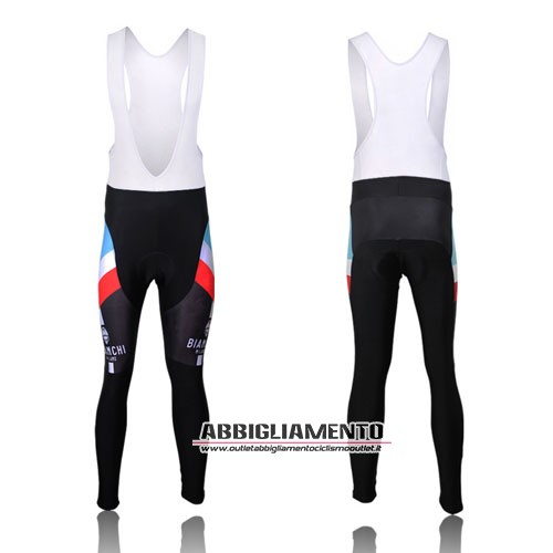 Abbigliamento Bianchi 2014 Manica Lunga E Calza Abbigliamento Con Bretelle Nero E Celeste - Clicca l'immagine per chiudere