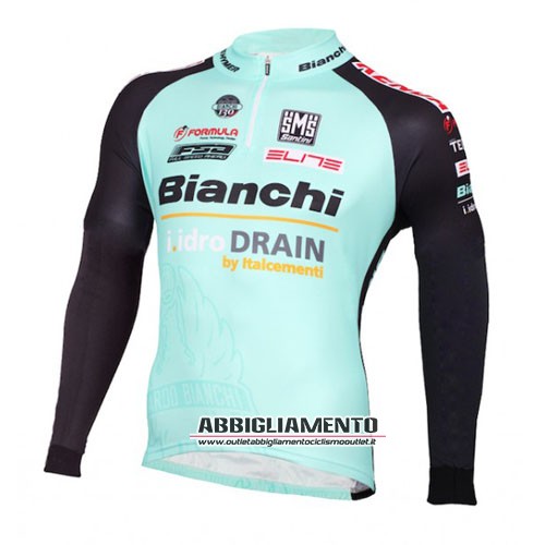 Abbigliamento Bianchi 2016 Manica Lunga E Calza Abbigliamento Con Bretelle Nero E Verde - Clicca l'immagine per chiudere