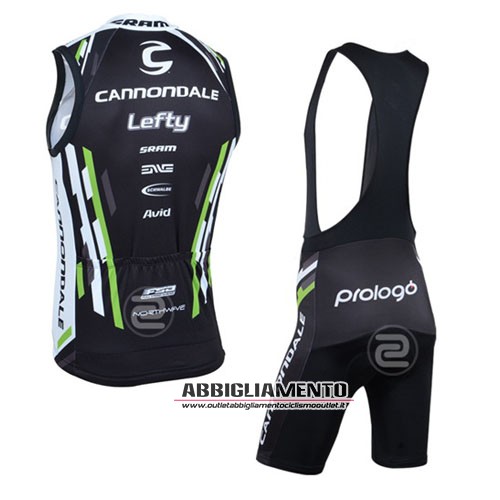 Gilet Antivento Cannondale Garmin Manica Corta E Pantaloncino Con Bretelle Bianco E Nero 2014 - Clicca l'immagine per chiudere