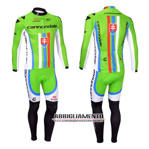 Abbigliamento Cannondale Garmin 2013 Manica Lunga E Calza Abbigliamento Con Bretelle Verde E Bianco - Clicca l'immagine per chiudere