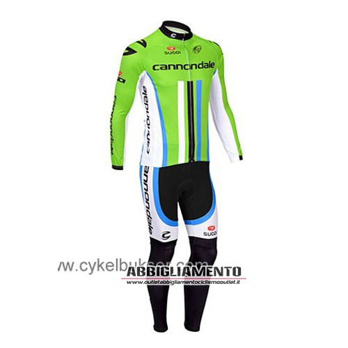 Abbigliamento Cannondale Garmin 2014 Manica Lunga E Calza Abbigliamento Con Bretelle Verde E Bianco - Clicca l'immagine per chiudere