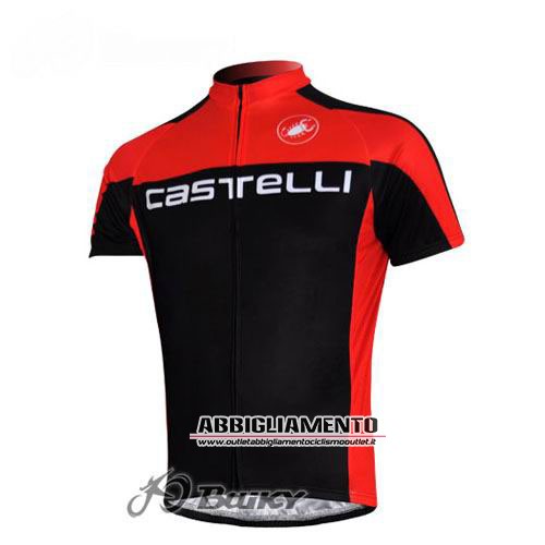 Abbigliamento Castelli 2011 Manica Corta E Pantaloncino Con Bretelle Nero E Rosso - Clicca l'immagine per chiudere