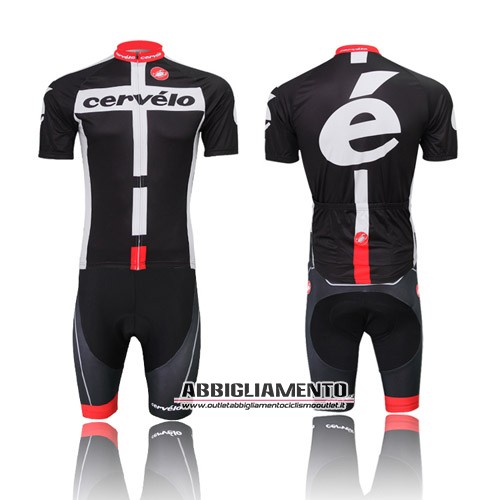 Abbigliamento Castelli 2014 Manica Corta E Pantaloncino Con Bretelle E Nero E Bianco - Clicca l'immagine per chiudere