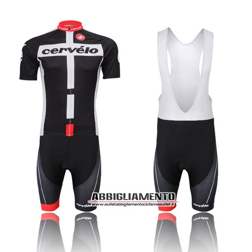 Abbigliamento Castelli 2014 Manica Corta E Pantaloncino Con Bretelle E Nero E Bianco - Clicca l'immagine per chiudere