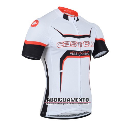 Abbigliamento Castelli 2014 Manica Corta E Pantaloncino Con Bretelle Nero E Bianco - Clicca l'immagine per chiudere