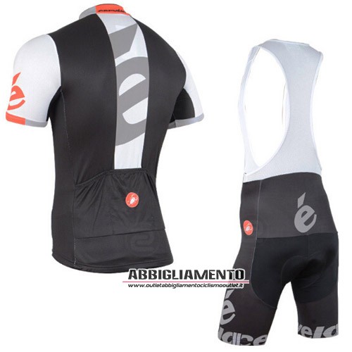 Abbigliamento Castelli 2015 Manica Corta E Pantaloncino Con Bretelle E Nero E Bianco - Clicca l'immagine per chiudere