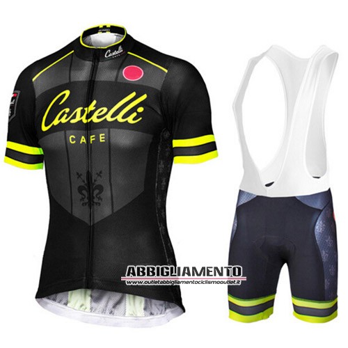 Abbigliamento Castelli 2015 Manica Corta E Pantaloncino Con Bretelle Nero - Clicca l'immagine per chiudere