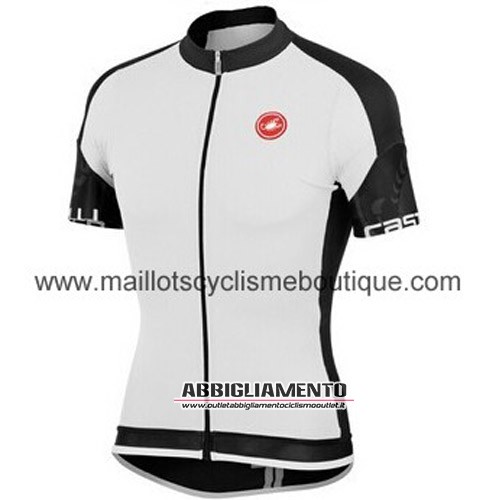 Abbigliamento Castelli 2015 Manica Corta E Pantaloncino Con Bretelle Nero E Bianco - Clicca l'immagine per chiudere