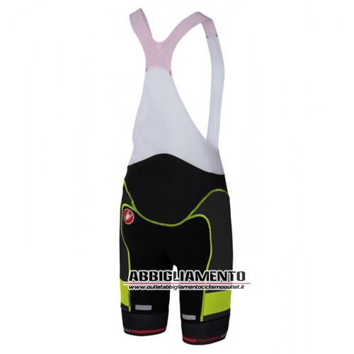 Abbigliamento Castelli 2016 Manica Corta E Pantaloncino Con Bretelle Nero E Verde - Clicca l'immagine per chiudere