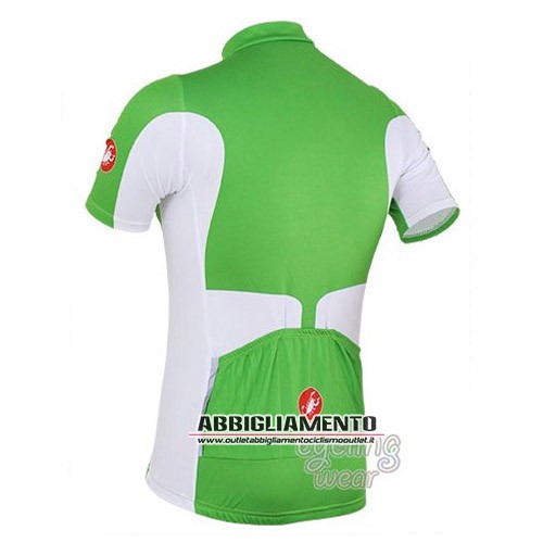 Abbigliamento Castelli 2016 Manica Corta E Pantaloncino Con Bretelle Verde E Bianco - Clicca l'immagine per chiudere