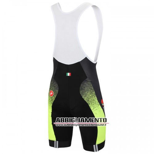 Abbigliamento Castelli 2016 Manica Corta E Pantaloncino Con Bretelle Verde E Nero - Clicca l'immagine per chiudere