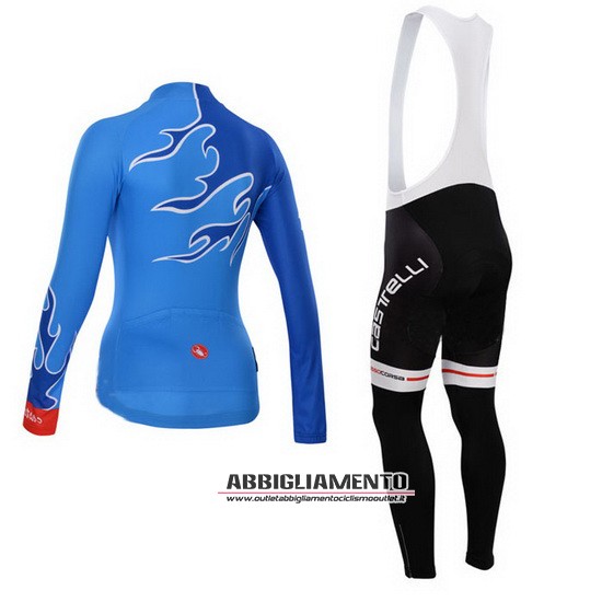 Donne Abbigliamento Castelli 2014 Manica Lunga E Calza Abbigliamento Con Bretelle Celeste - Clicca l'immagine per chiudere