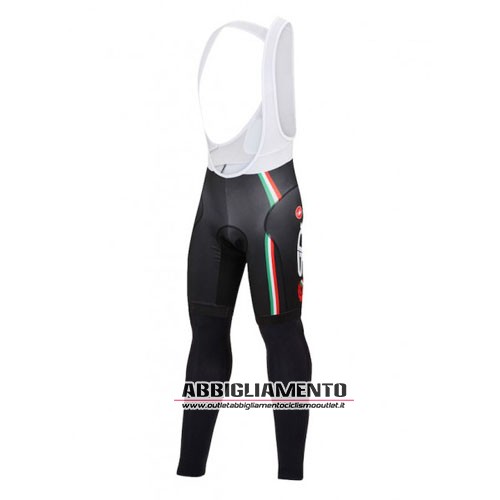 Abbigliamento Castelli 2016 Manica Lunga E Calza Abbigliamento Con Bretelle Nero E Rosso - Clicca l'immagine per chiudere