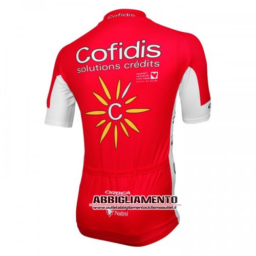 Abbigliamento Cofidis manica 2016 corta E Pantaloncino Rosso E Bianco - Clicca l'immagine per chiudere