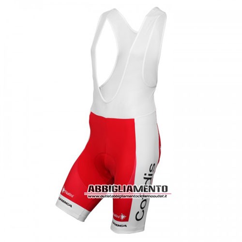 Abbigliamento Cofidis manica 2016 corta E Pantaloncino Rosso E Bianco - Clicca l'immagine per chiudere